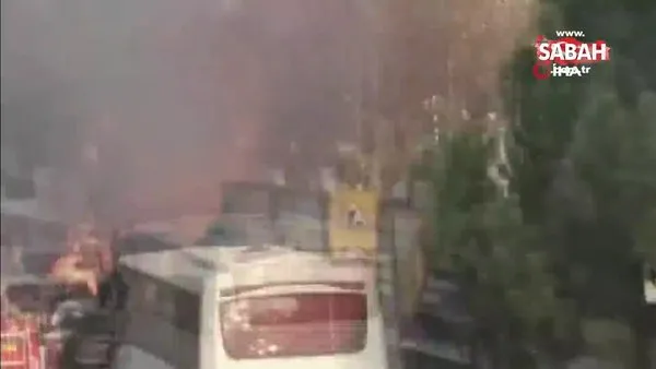 Kadıköy’de korkutan patlama anı kamerada