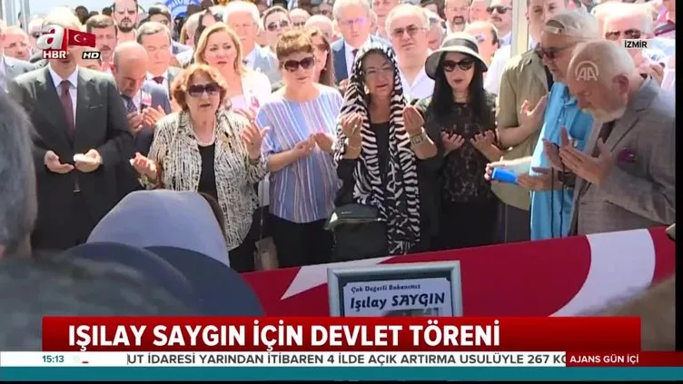 Işılay Saygın için devlet töreni