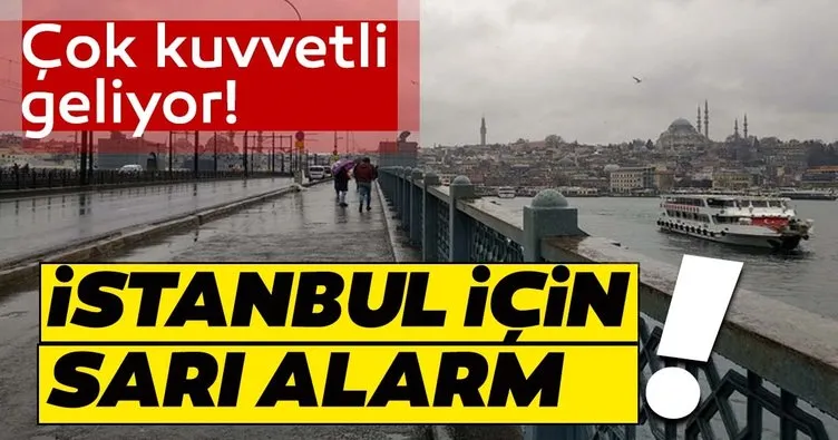 MGM’den son dakika | Meteoroloji hava durumu raporunu yayınladı! İstanbul için “sarı uyarı” alarmı verildi! 10 Ocak 2021 bugün hava nasıl olacak?