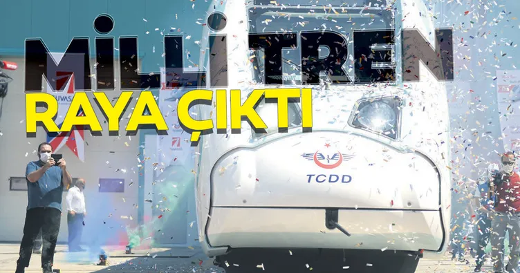 Milli tren raya çıktı