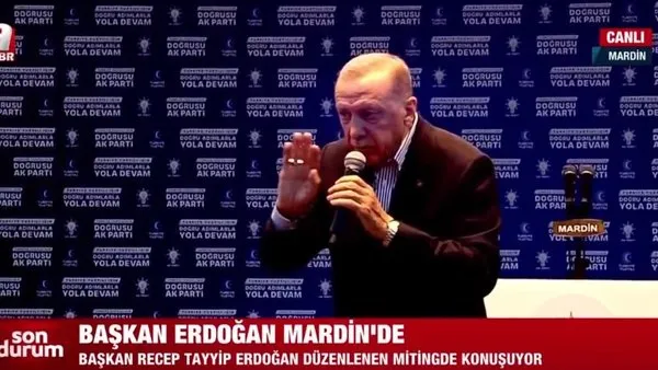 Başkan Recep Tayyip Erdoğan'dan Mardin'de önemli açıklamalar | Video