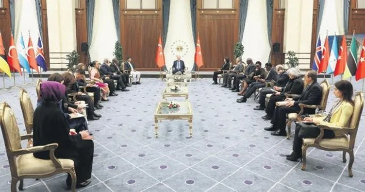7 büyükelçiden Başkan Erdoğan’a güven mektubu
