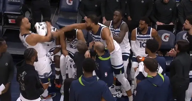 NBA’de geceye damga vurann kavga! Rudy Gobert’ten Kyle Anderson’a yumruk...