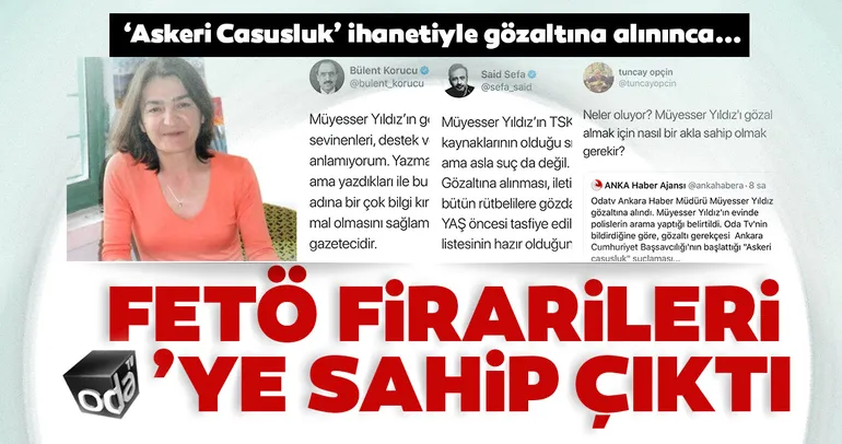 FETÖ firarileri ODA TV’ye sahip çıktı