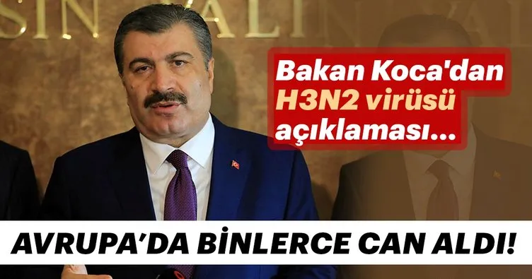 Bakan Koca’dan ’H3N2 virüsü’ açıklaması