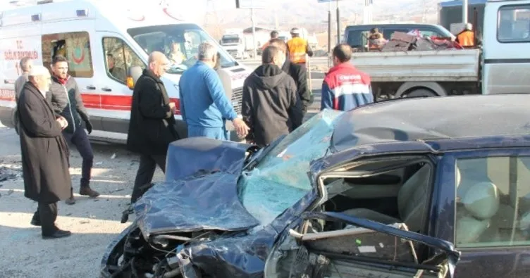 Elazığ’da zincirleme kaza: 4 yaralı