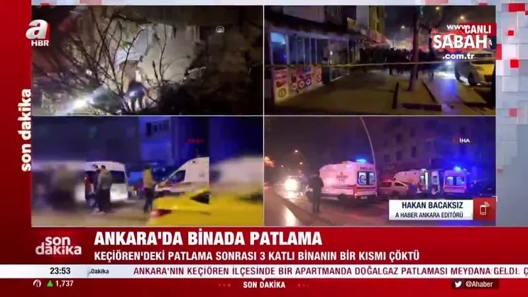 Son dakika! Ankara'da doğalgaz patlaması: Bölgeye çok sayıda ekip sevk edildi! Yaralılar var | Video