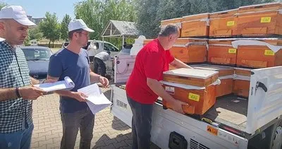Kırıkkale’de arıcılara yüzde 50 hibe destekli arı kovanı dağıtıldı #kirikkale