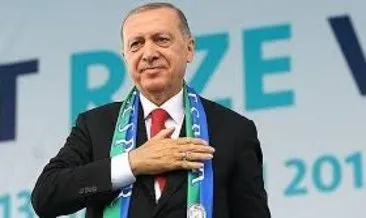Başkan Erdoğan Rize’ye geliyor #rize
