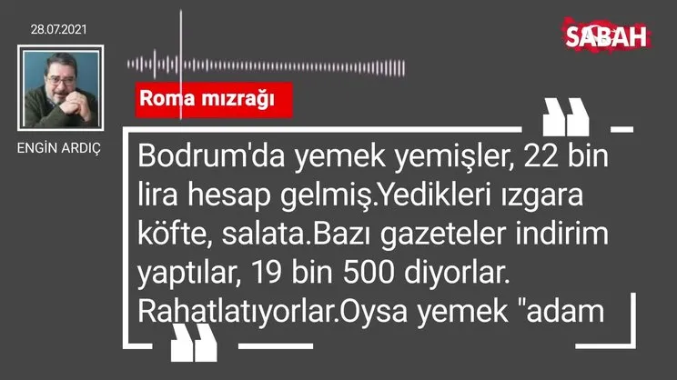 Engin Ardıç | Roma mızrağı