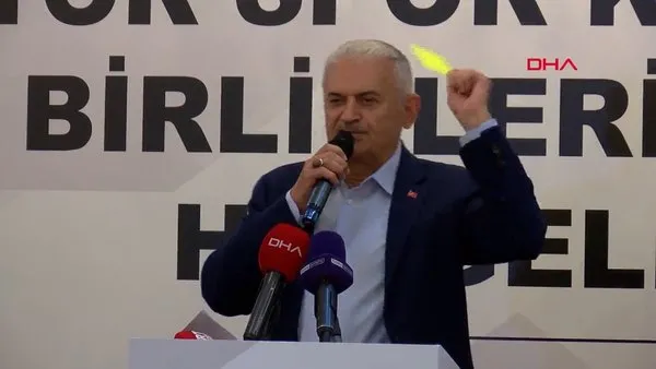 Binali Yıldırım'dan sarı kart!