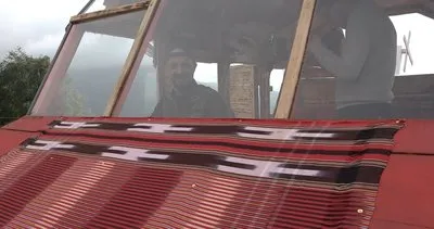 Rizelinin kıvrak zekası: Dağ başına ‘Lazkopter’ indi #rize