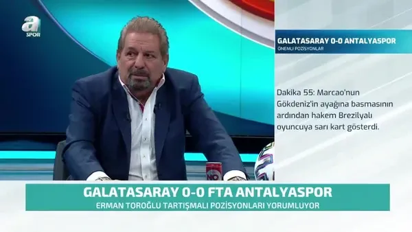 Erman Toroğlu: Marcao'nun faulü net kırmızı! videosunu ...