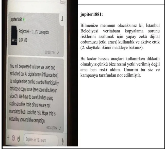 İBB seçimlerinde kriptolu casusluk skandalı! Wickr üzerindeki yazışmalar ortaya çıktı