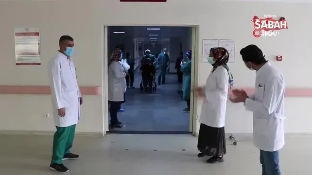 2 kez kalbi duran 62 yaşındaki hasta korona virüsü yenerek taburcu oldu | Video