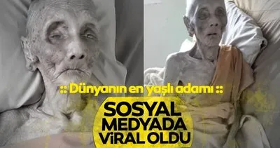 Herkes bunu konuşuyor! 399 Yaşında dünyanın en yaşlı insanı videosu görenleri şoke etti!