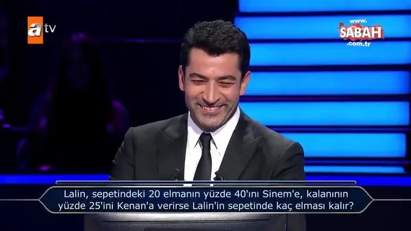 'Milyoner' programında Kenan İmirzalıoğlu'nu gülümseten soru | Video