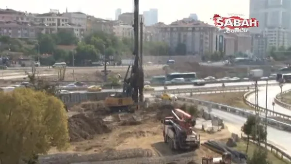 Kadıköy'de dere ıslahında ana doğalgaz borusu delindi