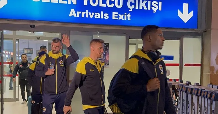 Fenerbahçe, Hatayspor maçı için Mersin’e geldi