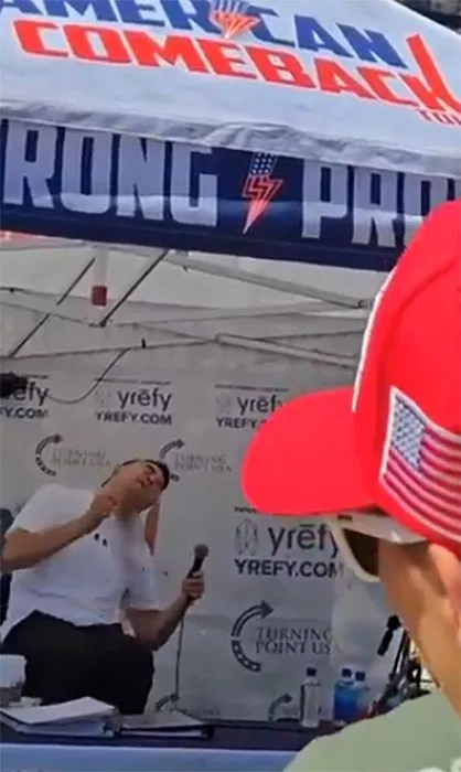 Trump’ın müttefiki sağcı aktivist Charlie Kirk’e silahlı saldırı! O anlar kamerada
