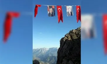 Kato Türk bayrakları ve Erdoğan posterleriyle donatıldı