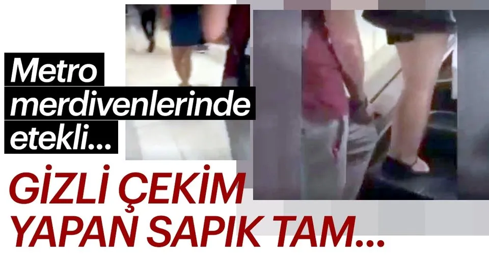 gizli cekim yapan sapik yakalandi
