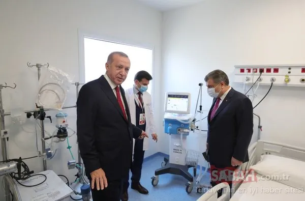 Başkan Erdoğan tek tek inceledi! Sancaktepe'deki Prof. Dr. Feriha Öz Acil Durum Hastanesi açıldı