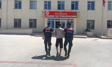 Her yerde aranıyordu: Saklandığı yer jandarmayı bile şok etti! #afyonkarahisar