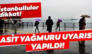 Asit yağmuru nedir, zararları nelerdir ve neden oluşur? İstanbul için asit yağmuru uyarısı yapıldı!