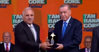 Cumhurbaşkanı Erdoğan’dan Trabzon Büyükşehir’e ödül