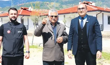 Hatay’da 28 aile yeni evine kavuştu