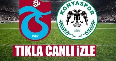 Trabzonspor - Konyaspor maçı canlı izlemek için tıkla! - A2 TV canlı izle