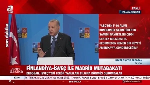 Başkan Erdoğan'dan gazetecinin 
