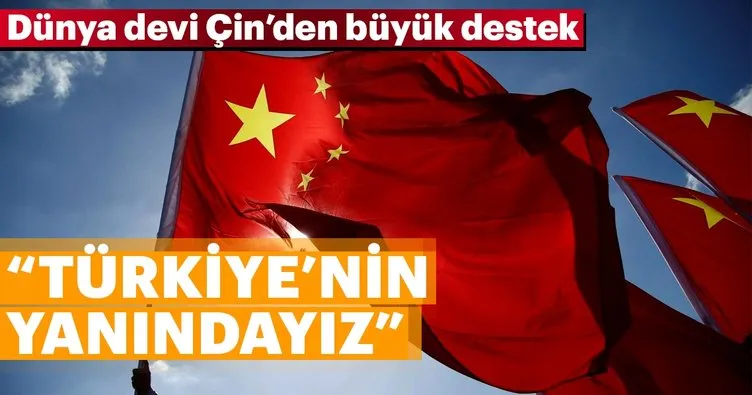 Çin’den kritik Türkiye açıklaması