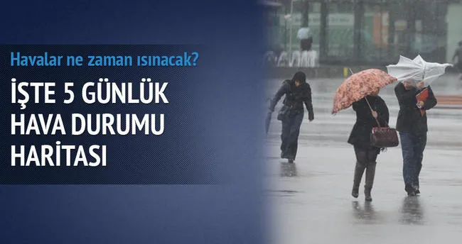 5 günlük hava durumu