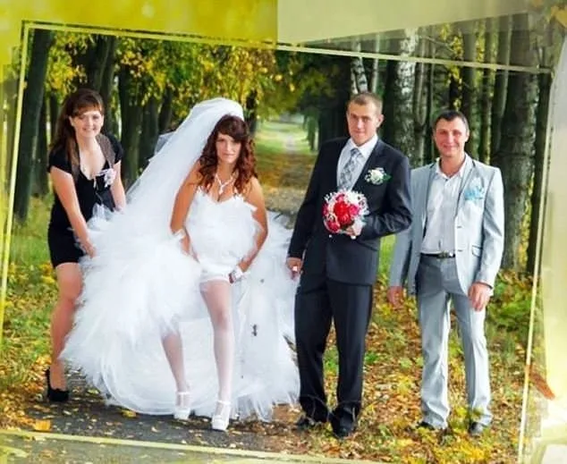 Düğün fotoğrafı komediye döndü