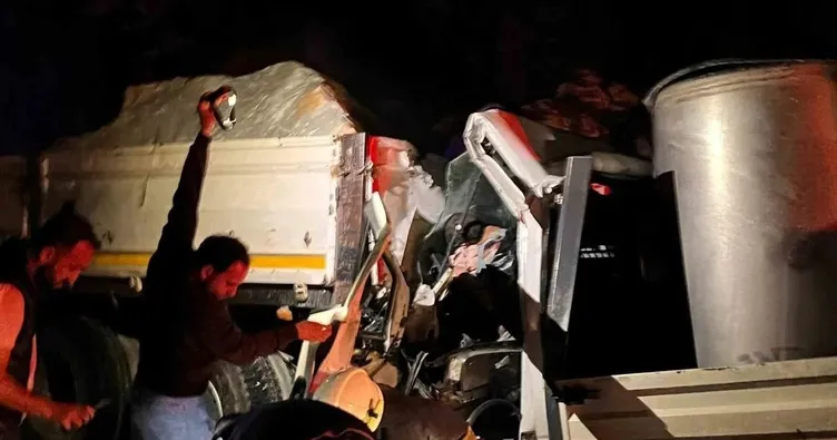 Süt toplama aracı TIR’a çarptı: 1 ölü