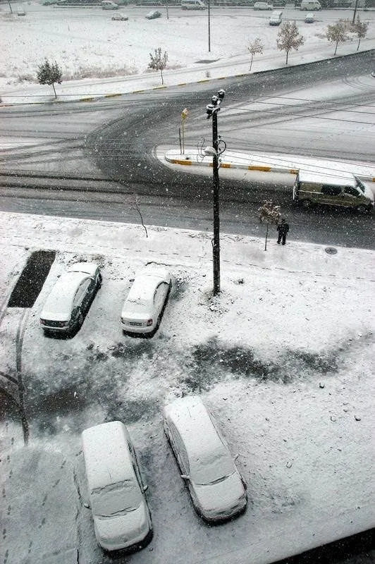 Erzurum beyaza büründü