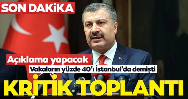 Son Dakika Bakan Koca Kritik Toplanti Icin Istanbul Valiligi Nde Son Dakika Haberler