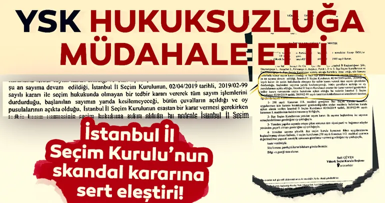 Son dakika haberi: Seçimin ardından oylarda usulsüzlük... YSK sayım durdurma kararını kaldırdı!