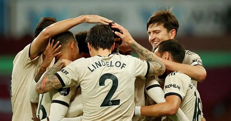 Manchester United Aston Villa deplasmanında rahat kazandı! Son Dakika