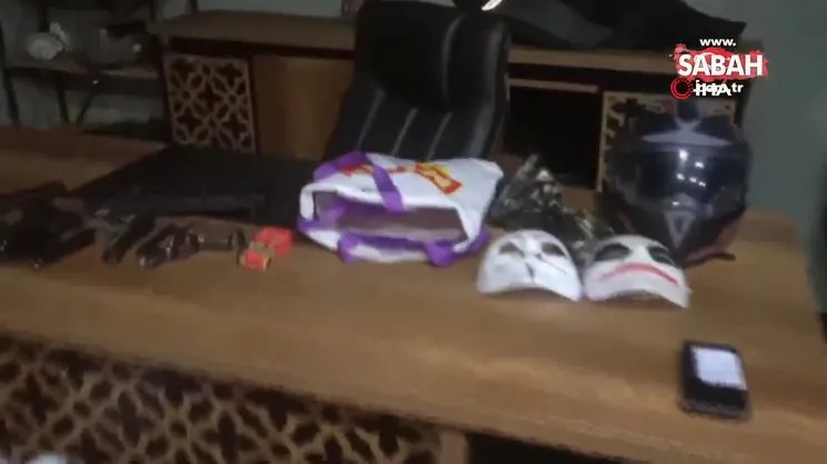 Yağma suçundan aranan firari uzi ile yakalandı | Video
