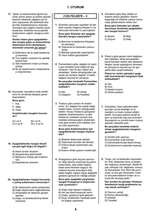 AÖL soruları ve cevapları 2018 yayınlandı! 8-9 Aralık MEB Açık Lise AÖL sınav soruları ve cevapları!