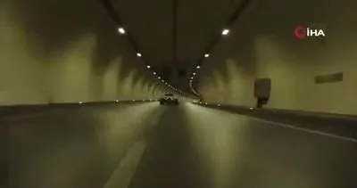 Formula 1 aracı Avrasya Tüneli’nden böyle geçti!