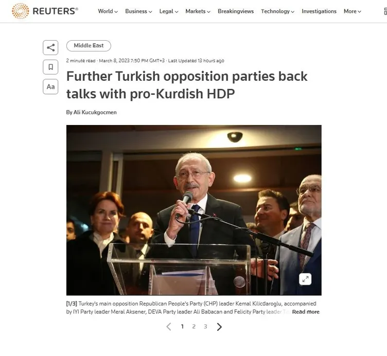 ’Son derece zor’ Zoraki ittifak dünya basınında! 6’lı koalisyonda işler karışık...