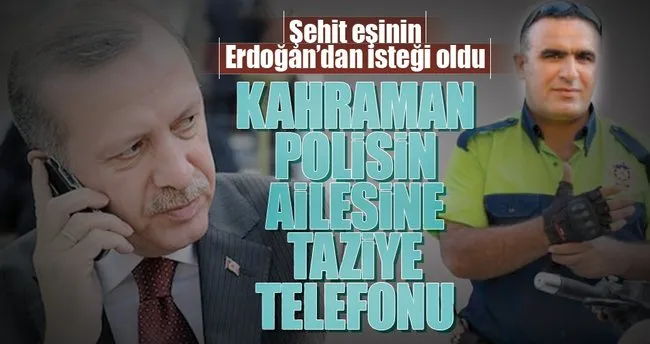 Erdoğan’dan, Fethi Sekin’in ailesine taziye telefonu