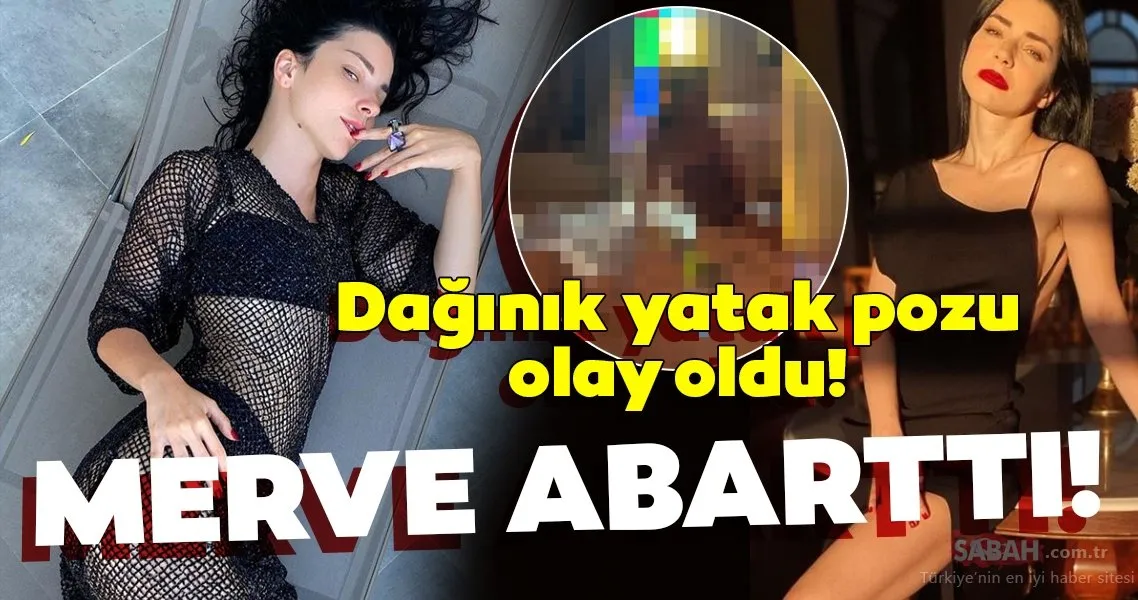 Merve Boluğur�dan dağınık yatak pozu! Yeni bir aşka yelken açan Merve