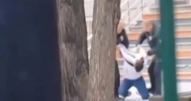 Yeğenini okuldan almak isteyen alkollü dayı olay çıkarttı!