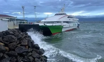 Bursa deniz otobüslerinin 2 seferi iptal edildi! #bursa