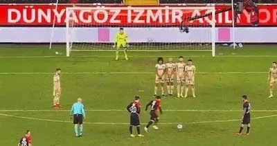 Gaziantep FK Fenerbahçe maçına damga vuran pozisyon!